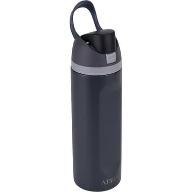 اتريوم كوب
زجاجة ماء من الفولاذ المقاوم للصدأ مع شفاطة وغطاء بزر ضغط وقفل, بارد, 710.00 ml ( 1.25 pt ), رمادي/أسود