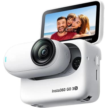 Insta360 GO 3S Action Cam
4K: 3840 X 2160@24/25/30fps, White