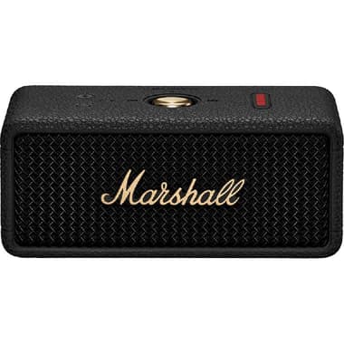Marshall Emberton III Portable Speaker
Bluetooth, up to 32 Hours Playtime, Black/Brass