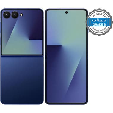 Renewed Grade B Samsung Galaxy Z Flip7
512 GB, Blue Shadow, 5G