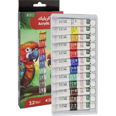 Roco Colour Set Acrylic Color
Assorted Color, 12 Colors 12.00 ml ( .42 oz )