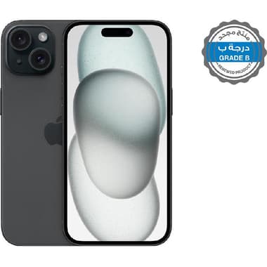 Renewed Grade B Apple iPhone 15
256 GB, Black, 5G