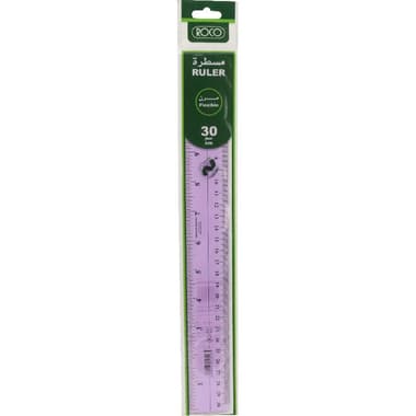 Roco Ruler
Pink, 12" (30 cm), Plastic/Flexi