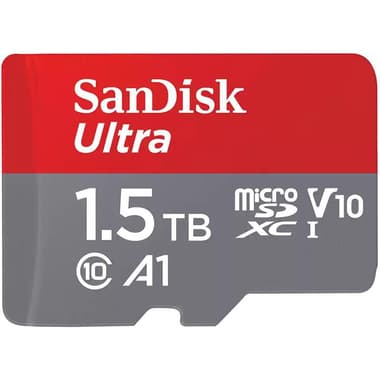 SanDisk Ultra UHS-I MicroSDXC
1.5 TB, Class 10: Max 150 Mbps Speed Performance