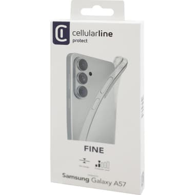 Cellularline TRANSPARENT RUBBER Back Cover Mobile Case
for Samsung Galaxy A57 5G, Transparent
