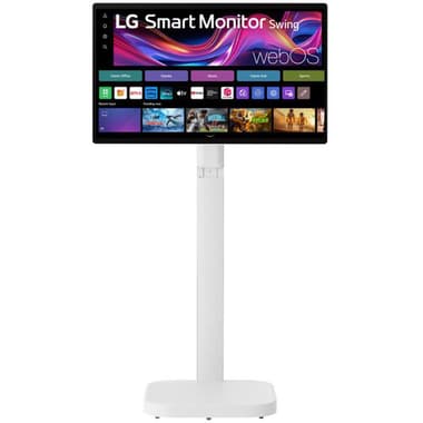 ال جي 31.5 بوصة
شاشة مع حامل, 4K الترا اتش دي, 60 Hz, 5 مللي ثانية, شاشة تعمل باللمس, 5 واطxسماعة مزدوجة مدمجة 2, ابيض