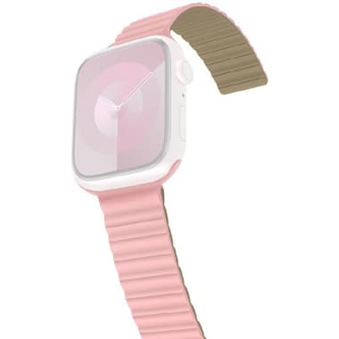 Araree Silicone Link Wrist Strap
for Watch Ultra 3/Watch Ultra 2/Watch Series 11 46/Watch Series 10 46, Silicone, Pink/Khaki