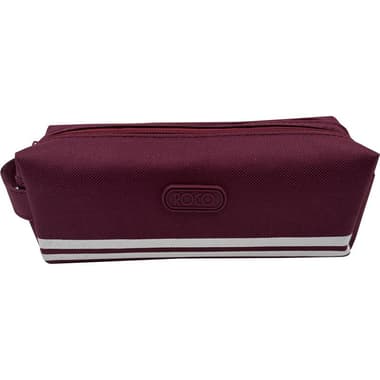 Roco Soft Pencil Case
Double Zipper Entry, 2 Compartment, Burgundy, Color and Design May Vary