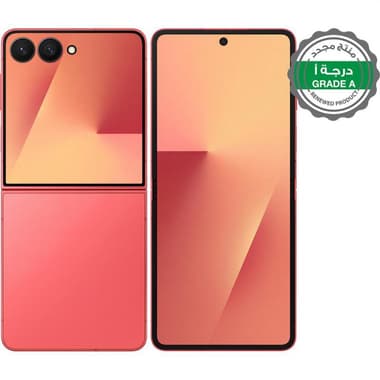 Renewed Grade A Samsung Galaxy Z Flip7
256 GB, Coral Red, 5G