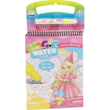 YIJIANG Magic Water Princess Series Book Arts and Crafts Learning Activity Set
English, 3 Years and Above