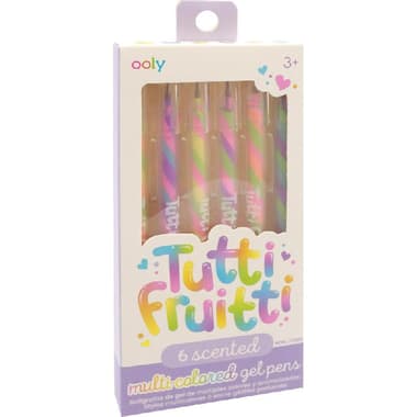 OOLY Tutti Frutti Scented Gel Ink Pen
Assorted Ink Color, Medium, Ballpoint, 6 Pieces