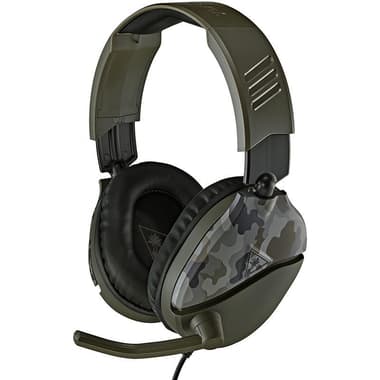 Turtle Beach Ear Force Recon 70 Gaming Headset
Wired, 3.5 mm Connector, Omnidirectional Microphone, Green Camo