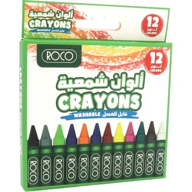Roco Regular Wax Crayon
12 Colors