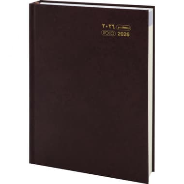Roco 2026 Daily Diary
Gregorian/Hijri Weekly, Burgundy, A5