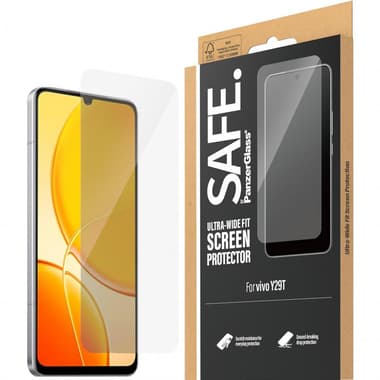 بانزر جلاس سايف واقي شاشة للهاتف الذكي مناسب للاغطية
متوافق مع فيفو Y29t, زجاج مقسى, الحافة الى الحافة, اسود