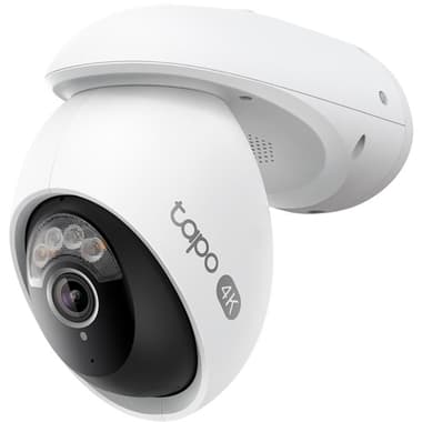 TP-Link Tapo C560WS 4K 8 MP Pan & Tilt Security Camera Outdoor
Wi-Fi, Works with Amazon Alexa/Google Home/Samsung SmartThings, White