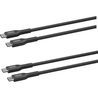 تيكبيك 2 حزمة من USB-C الى USB-C سلك شحن ونقل بيانات
1 متر, 3.28 قدم, اسود