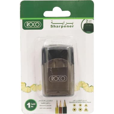 Roco Pocket Sharpener
2 Holes, Black
