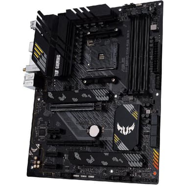 Asus TUF GAMING B550-PLUS Motherboard
for AMD Ryzen 5000/4000 G-Series/3000 Series Desktop Processors, AMD B550, ATX, DDR4, Wi-Fi