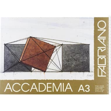 Fabriano Accademia Drawing Pad
224 gsm, White, A3, 20 Sheets
