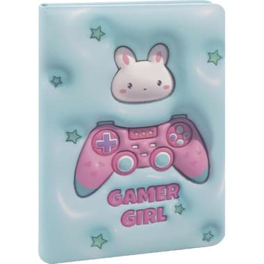 Roco Notebook
Game Girl, 13 X 18.5 cm, 96 Sheets, Single Ruled (Colored Pages), Blue
