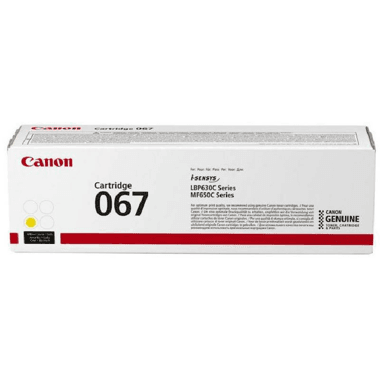 Canon 067 Laser Toner
Yellow