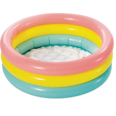 Intex Sunset Glow Baby 3-Ring
Round Shape Inflatable Pool, Assorted Color, 1 Year and Above