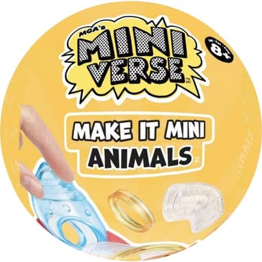 MGA Entertainment Miniverse Make It Mini Animal
Series 2 Toy Collectible, Assorted Color, 8 Years and Above