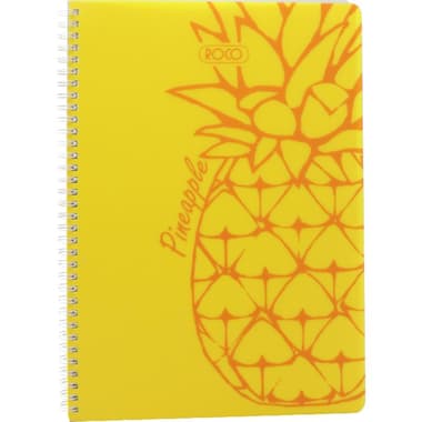 Roco Neon Notebook
Pineapple Scent, A4, 80 Sheets, Single Ruled (Arabic), Yellow