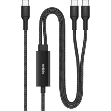 Belkin BoostCharge Pro USB-C to Dual USB-C Sync & Charge Cable
1.50 m ( 4.92 ft ), Black