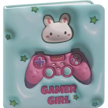 Roco Notebook
Game Girl, 9.5 X 10 cm, 96 Sheets, Single Ruled (Colored Pages), Blue