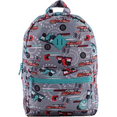 Atrium Twill Cars Kinder Backpack
Grey/Red