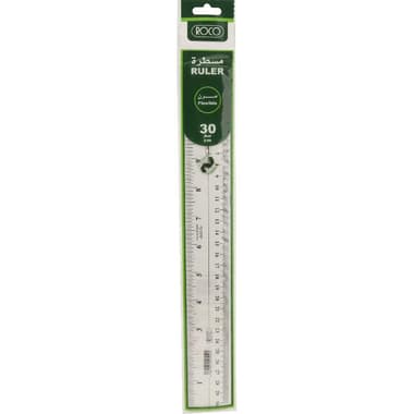 Roco Ruler
Clear, 12" (30 cm), Plastic/Flexi