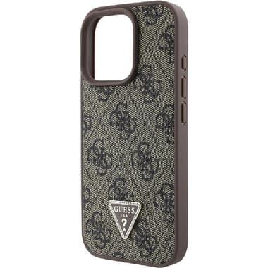 Guess 4G Crossbody Edition Back Cover Mobile Case with Cord
for iPhone 16 Pro, Brown