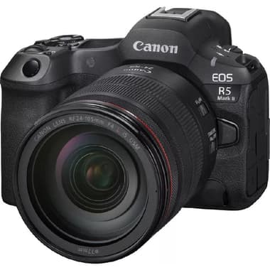 Canon EOS R5 (Mark II) Mirrorless Camera
45 MP, with 24 - 105 mm Lens, Wi-Fi/Bluetooth, 8K/60p