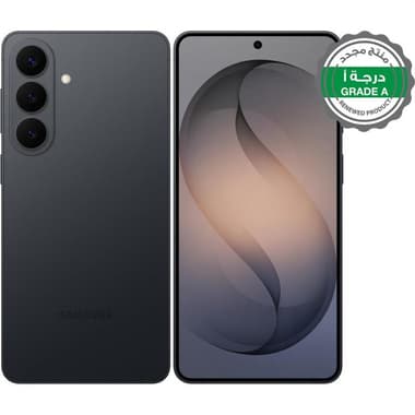 منتج مجدد درجة أ سامسونج +جالكسي اس26
512 جيجابايت, اسود, الجيل الخامس