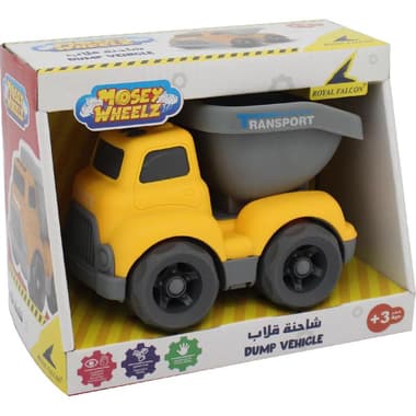 Mosey Wheelz Dump Truck Play Vehicle
Yellow/Grey, 2 Years and Above