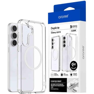 Araree Duple M Back Cover Mobile Case with MagSafe
for Samsung Galaxy S25 FE 5G, Clear