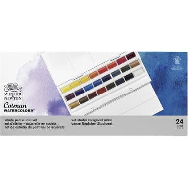 Winsor & Newton Cotman The Studio Set Watercolor
24 Colors