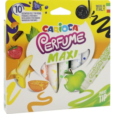 Carioca Perfume Maxi Felt-tip Marker
Assorted Color, 10 Pieces