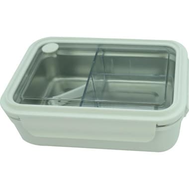 Lunch Box
Rectangle, Single Layer with 3 Partition, White