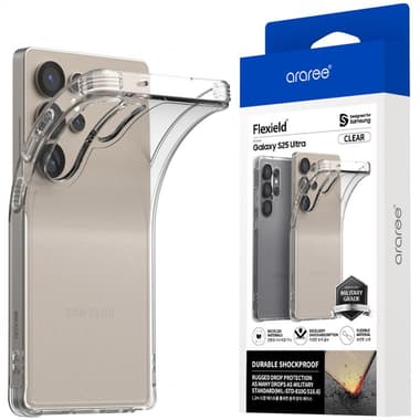 اراري فلكس شيلد
غطاء خلفي للهاتف الذكي, متوافق مع سامسونج جالكسي اس 25 الترا, شفاف