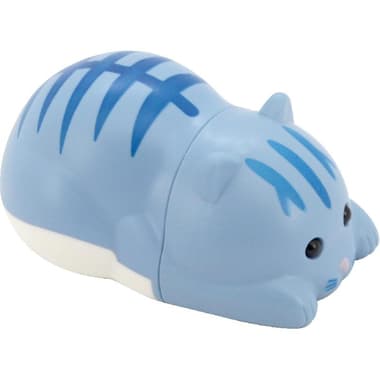 Roco Rubber Eraser
Cat with Blue Stripes and Sharpener, Blue