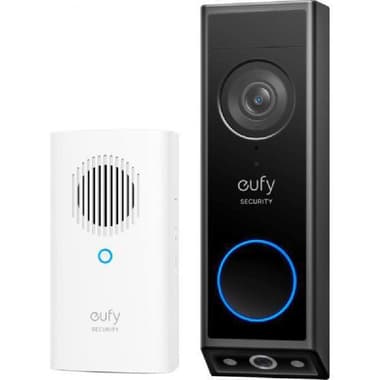 Eufy Video Doorbell E340 2K HD
Color Night Vision, Dual Light System, Bluetooth/Wi-Fi, Works with Amazon Alexa/Google Assistant, Black