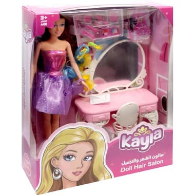 Kayla Good Girl Hair Dresser Doll Playset
Assorted Color, 3 Years and Above