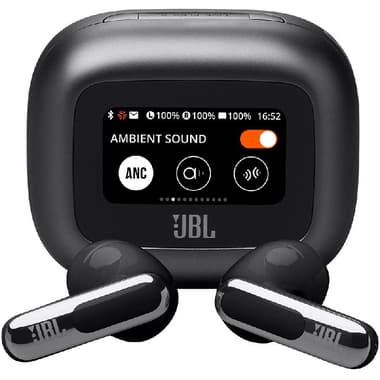 JBL Live Flex 3 Earbuds
Adaptive Noise Cancelling, Bluetooth, USB (Charging), Built-in Microphone, Black