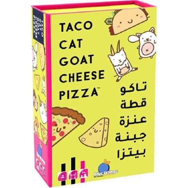 Board Game Space Taco Cat Goat Cheese Pizza English/Arabic Card Game
8 Years and Above, Arabic/English