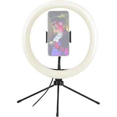 HYPHEN Vlogging Kit 10" LED Ring Light Mini Tripod Smartphone Camera Accessory
Universal, for Most Devices, Black