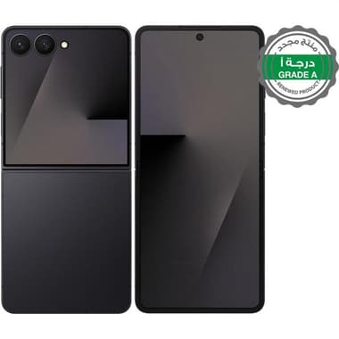Renewed Grade A Samsung Galaxy Z Flip7
256 GB, Jet Black, 5G