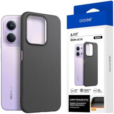Araree A-Fit Back Cover Mobile Case
for Xiaomi Redmi 15C 5G, Black